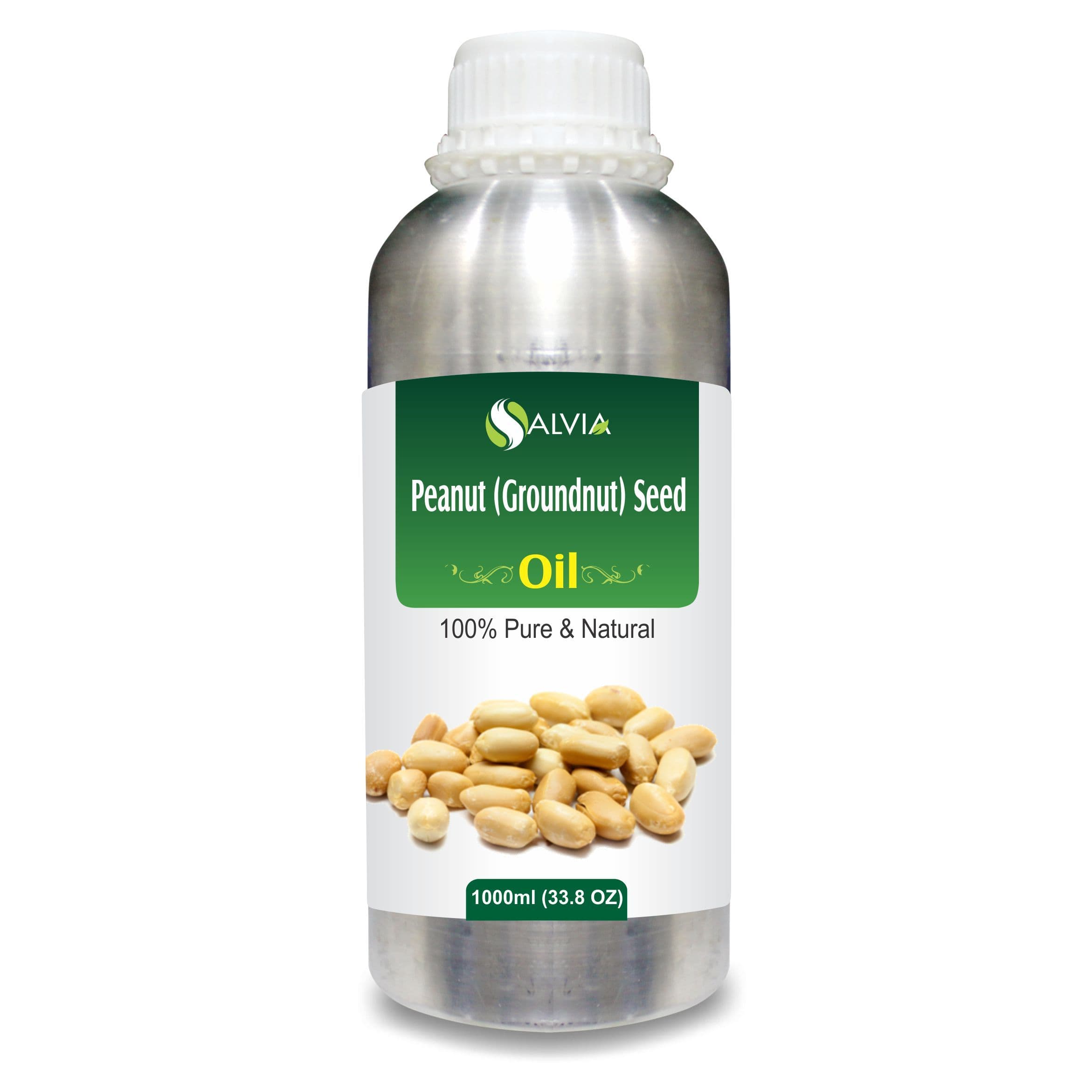 Salvia Natural Carrier Oils 1000ml Peanut Oil (Arachis Hypogaea) 100% Pure Carrier Oil Salvia Natural Carrier Oils 1000ml Peanut Oil (Arachis Hypogaea) 100% Pure Carrier Oil